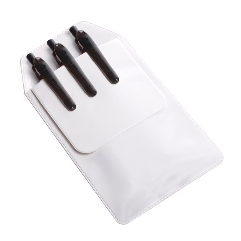 YTYKINOY 5 Pieces Heavy Duty PVC Shirts Lab Coats Pocket Protector for Pen Leaks (White) - Image 1